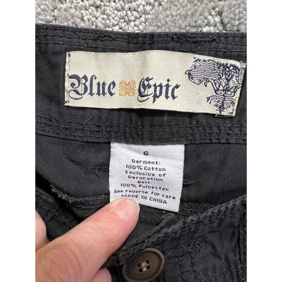 Vintage Y2K Cargo Pants Womans Small Utility Jogger Grunge Skater Emo Goth Miner - Picture 9 of 10